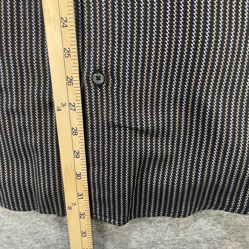 Hugo Boss Shirt Mens Xl Geometric Pattern Long Sleeve Button Up Dress Shirt View 5